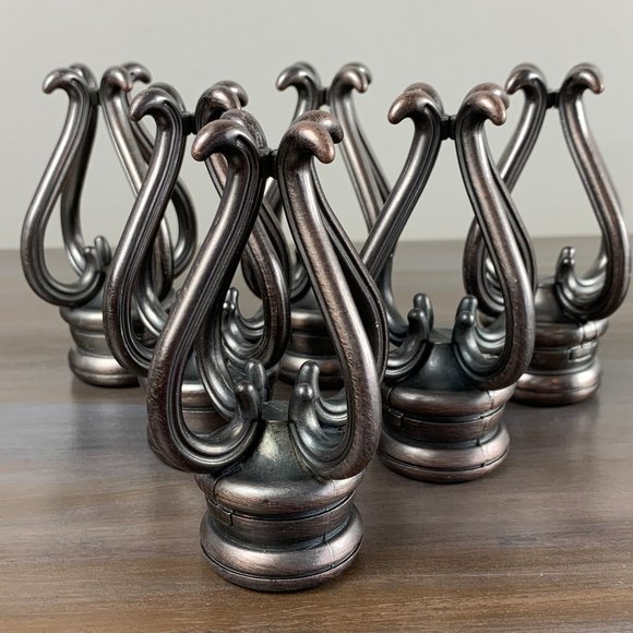 Cambria Florentine Curtain Rod Finials NEW - Picture 1 of 4